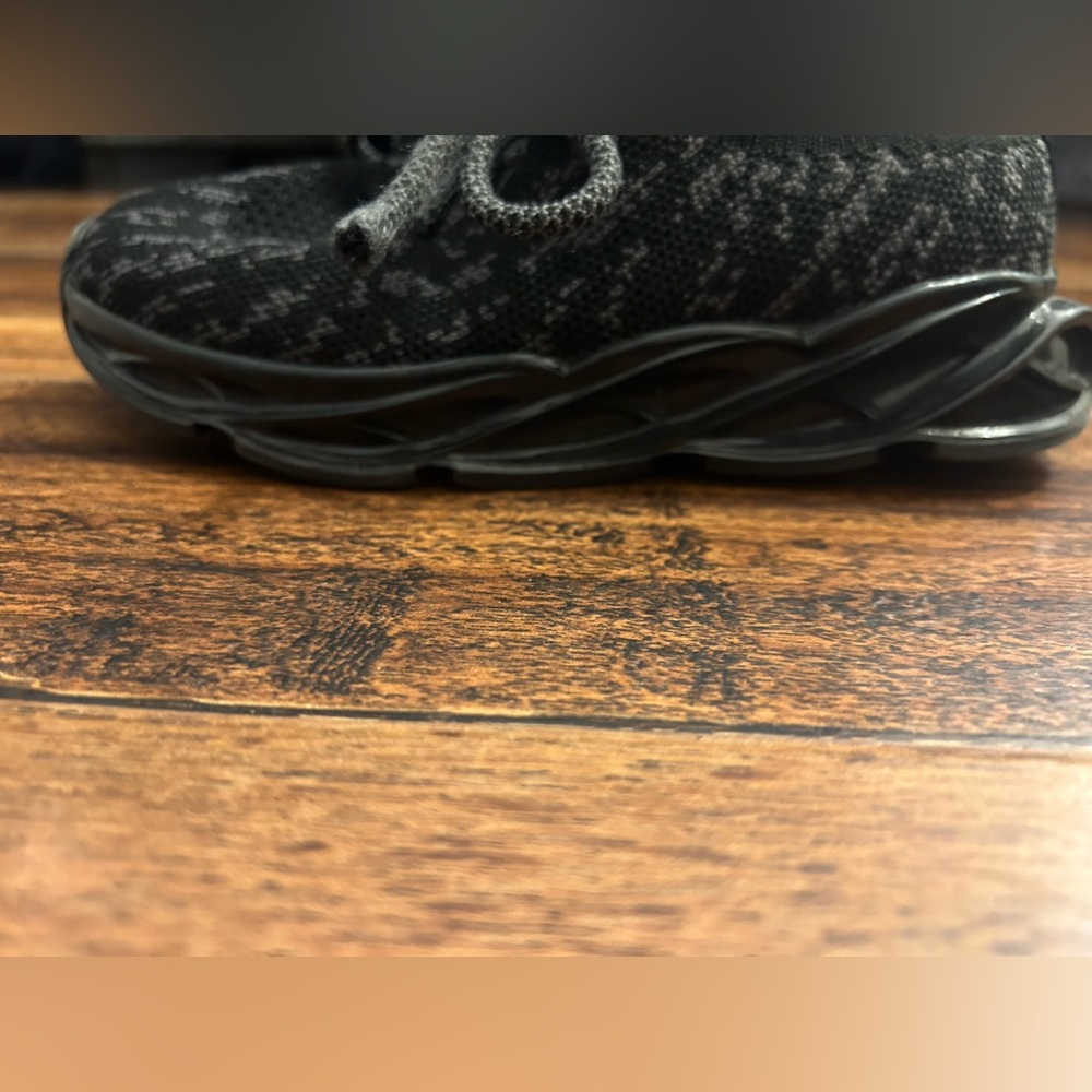 kkdom Boys Running Sneakers Shoes Athletic Black and grey 10.5 Toddler - Picture 9 of 11